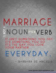 marriage verb