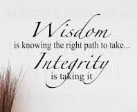 wisdom integrity